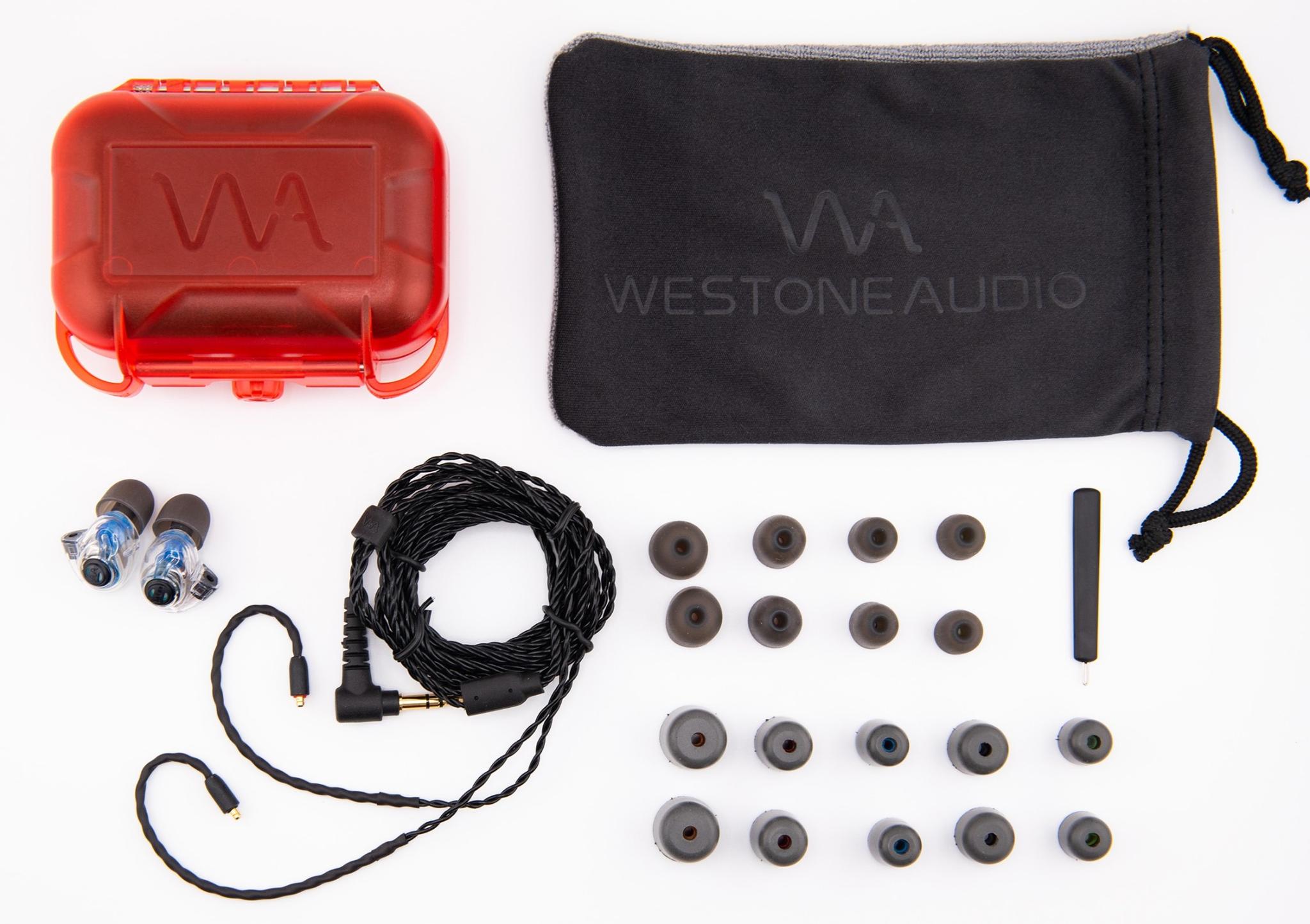 Westone AM PRO X 20 NEW STYLE $399.99 IN STOCK what's in the box?