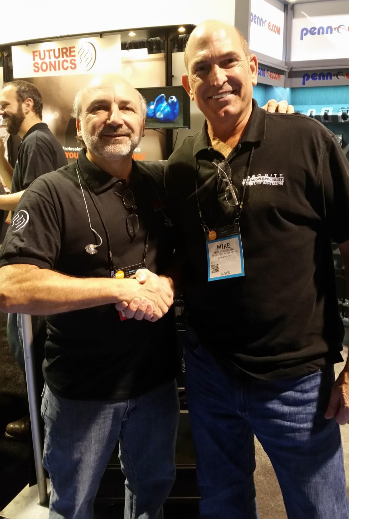 Mike Volkerding Freq City Sound & Rudy Garcia Future Sonic in Ear Monitors President Rudy / Future Sonics taught me everything I know about dynamic driver In-Ear Monitors