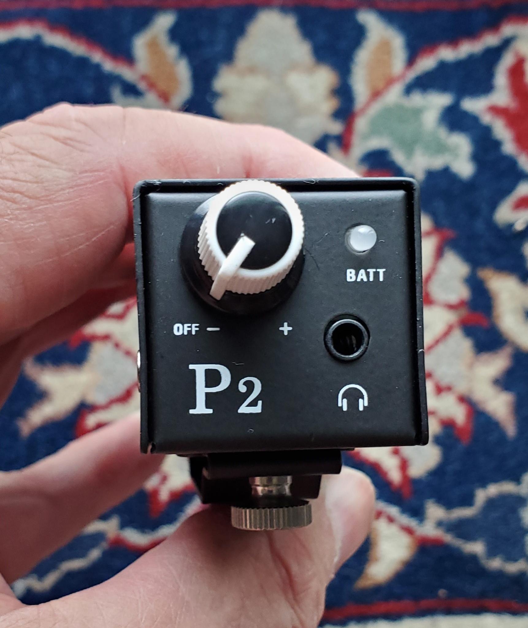 FCS P2 Ultra-Compact Personal In-Ear Monitor Amplifier On/Off/Volume Battery control with LED indicators