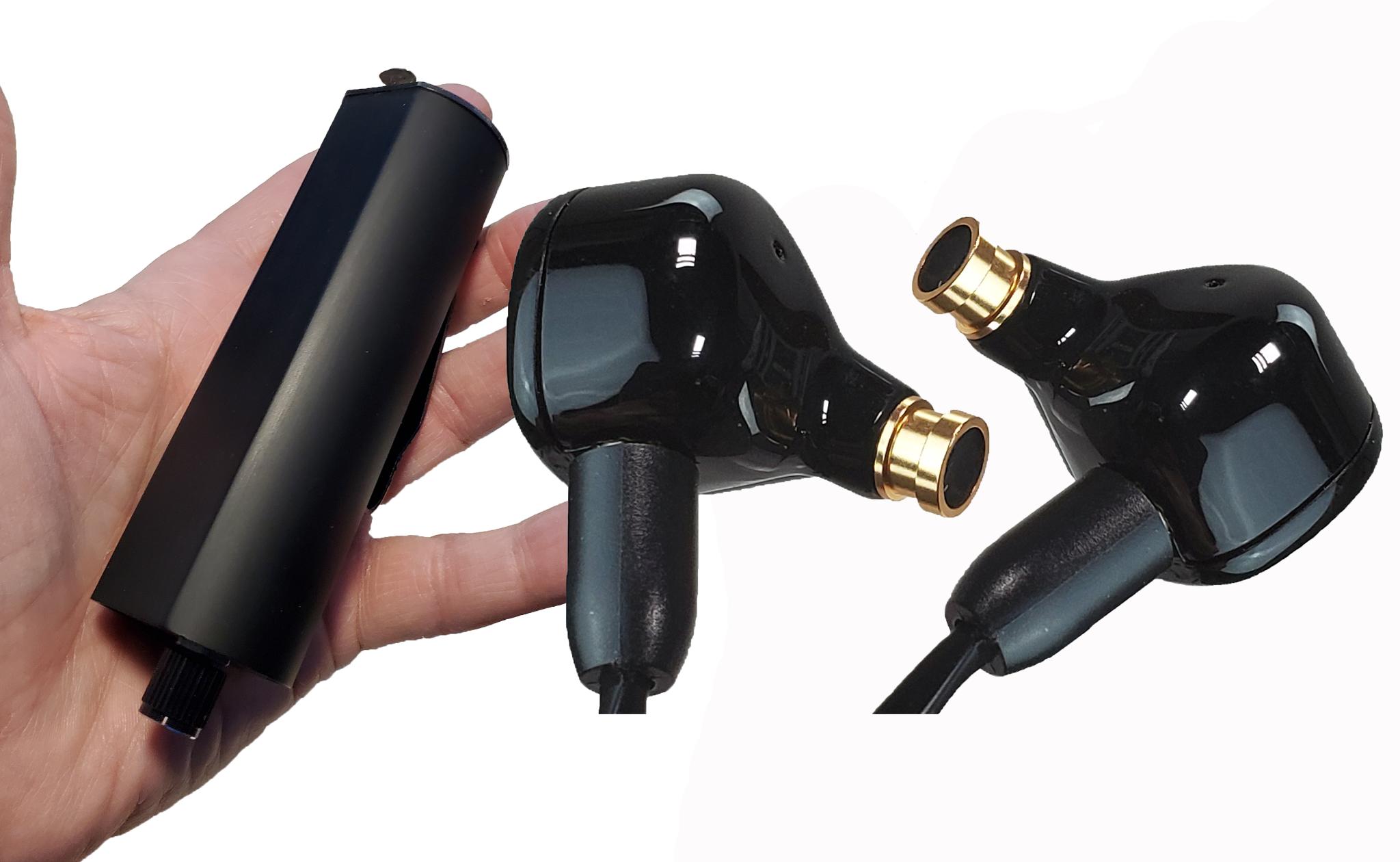 FCS11B Black w/ AAA Powered Belt-Pack Amp $179 Delivered FCS11B Bass Version with FCS AAA Battery Powered Belt Pack Amp. Stereo/Mono Selection, XLR or 1/4" Plenty of volume to drive any of the FCS In-Ear Monitors.