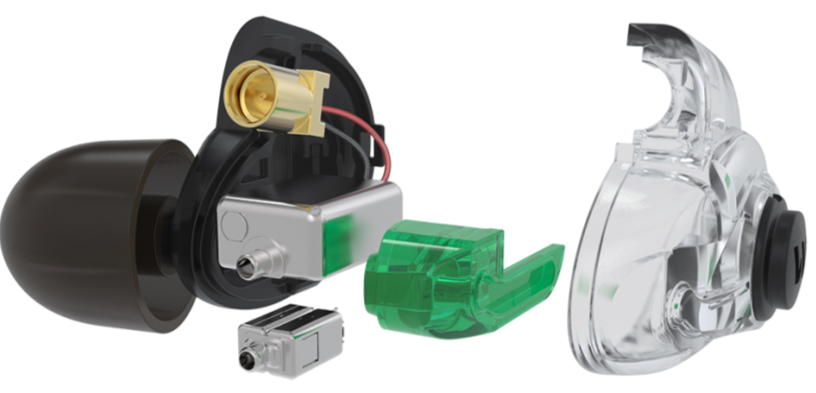 Triple-Driver Universal-Fit In-Ear Musicians’ Monitors with Ambient Patented Technology w/New T2 Connector Audio Cable Exploded Pic AM30PROX